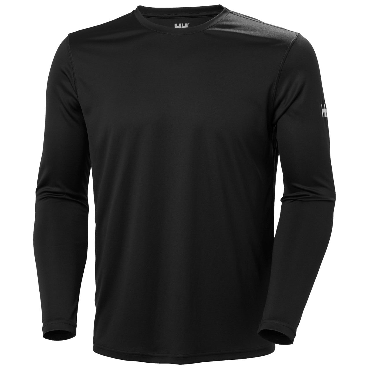 Helly Hansen Tech Crew 2.0 Langarmshirt Herren – Ebony