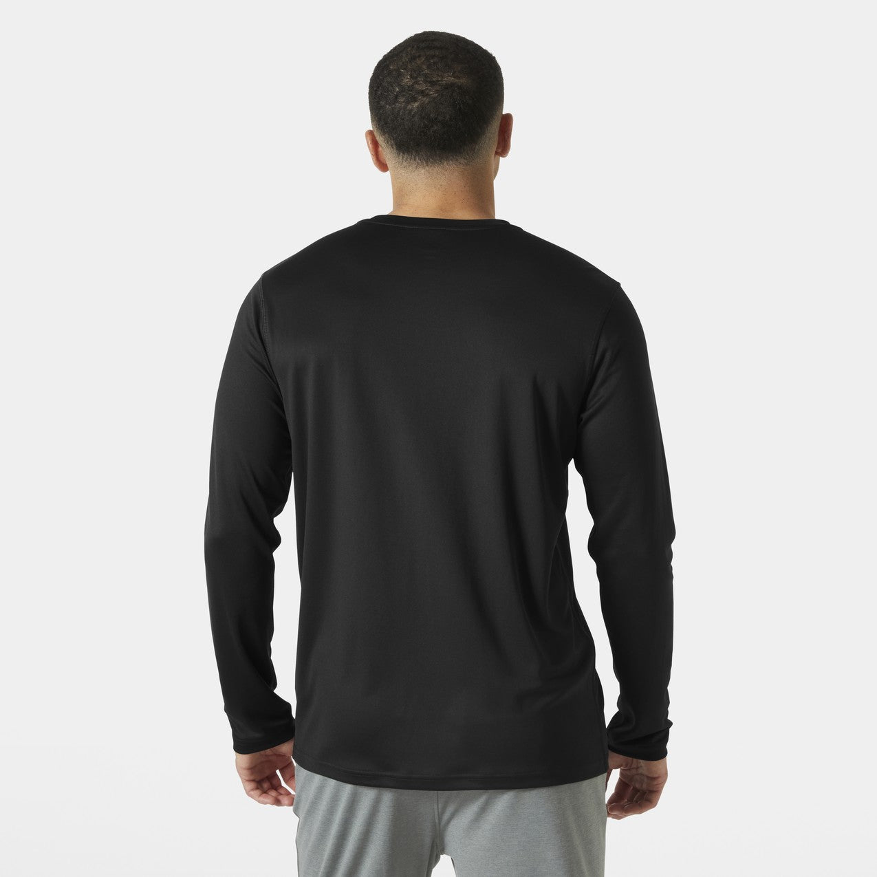Helly Hansen Tech Crew 2.0 Langarmshirt Herren – Ebony