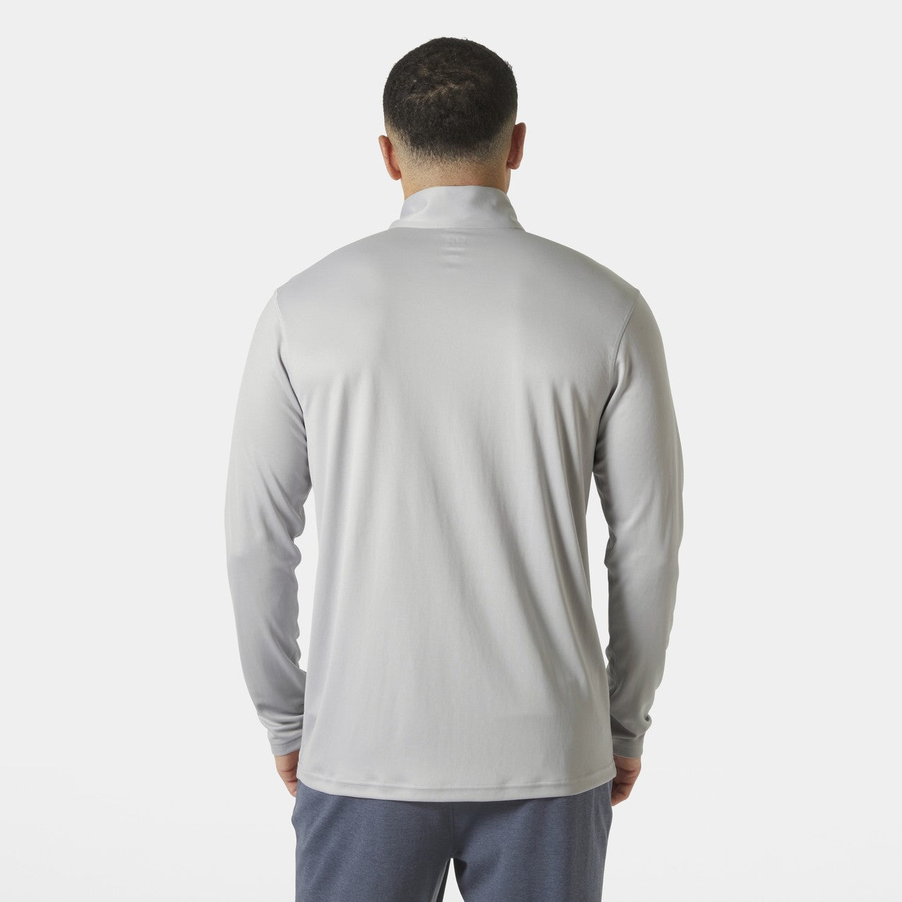 Helly Hansen Tech 1/2 Zip 2.0 Langarmshirt Herren – Grey fog