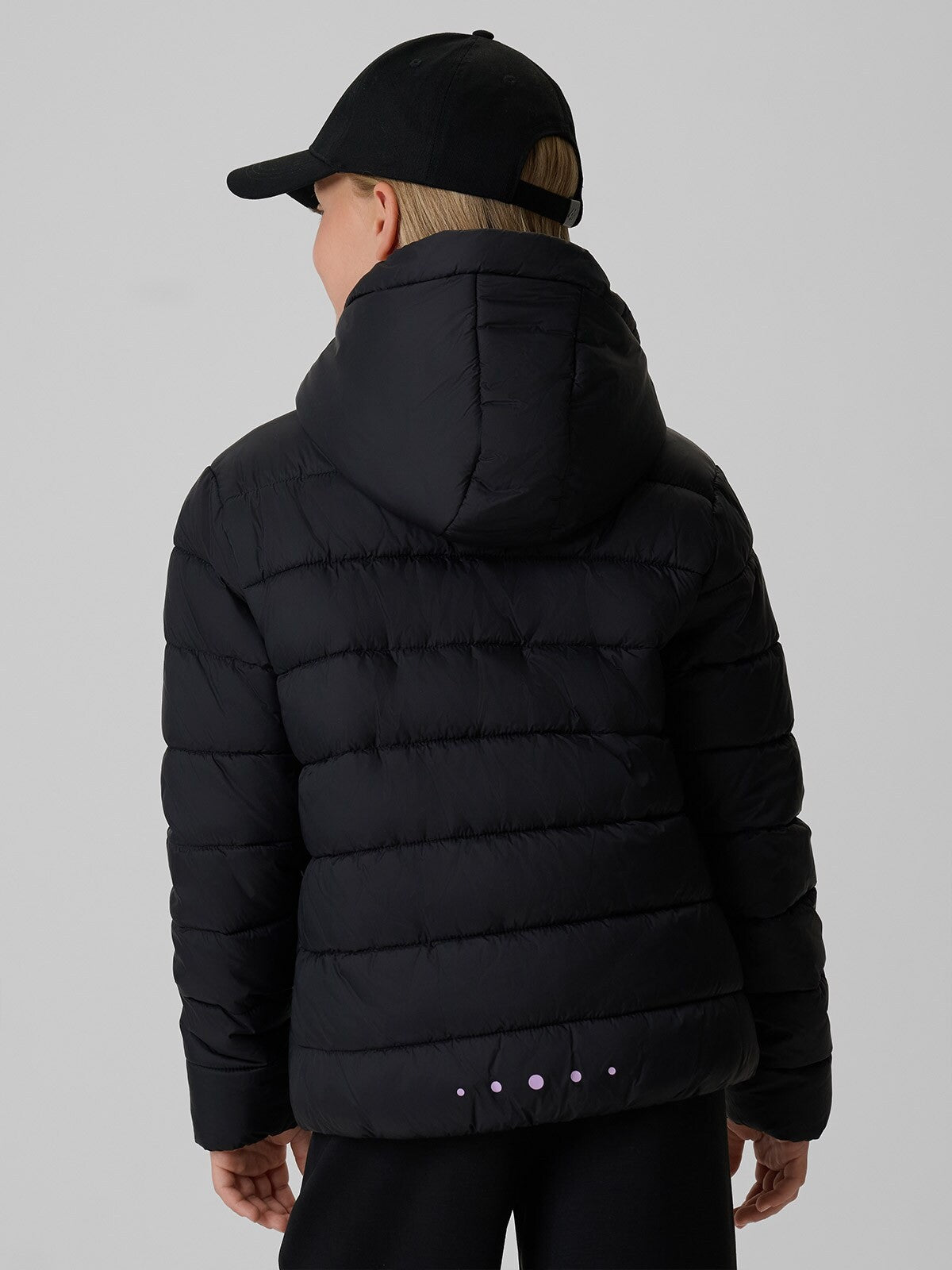 4F F0917 Isolationsjacke Kinder – DEEP BLACK