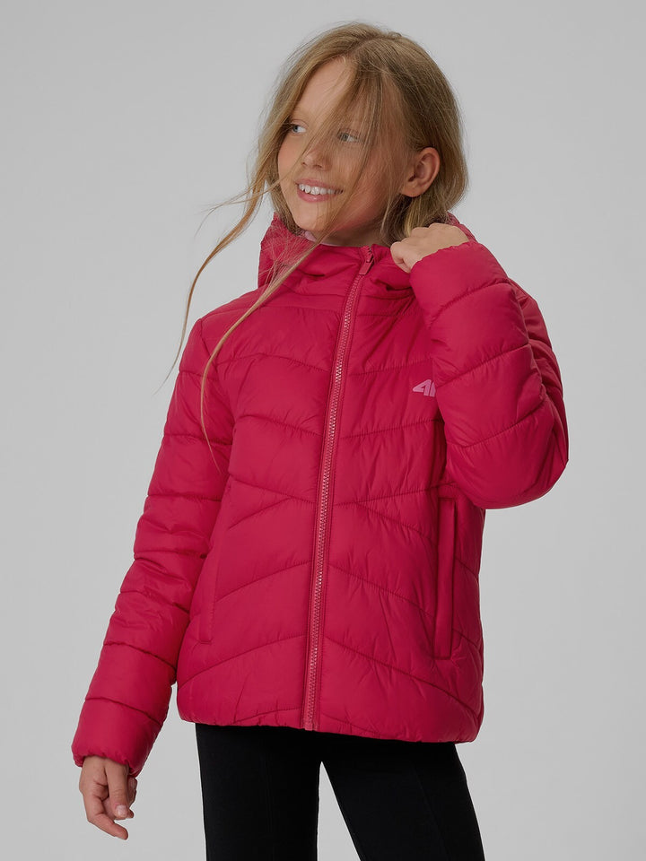 4F F0917 Isolationsjacke Kinder – HOT PINK