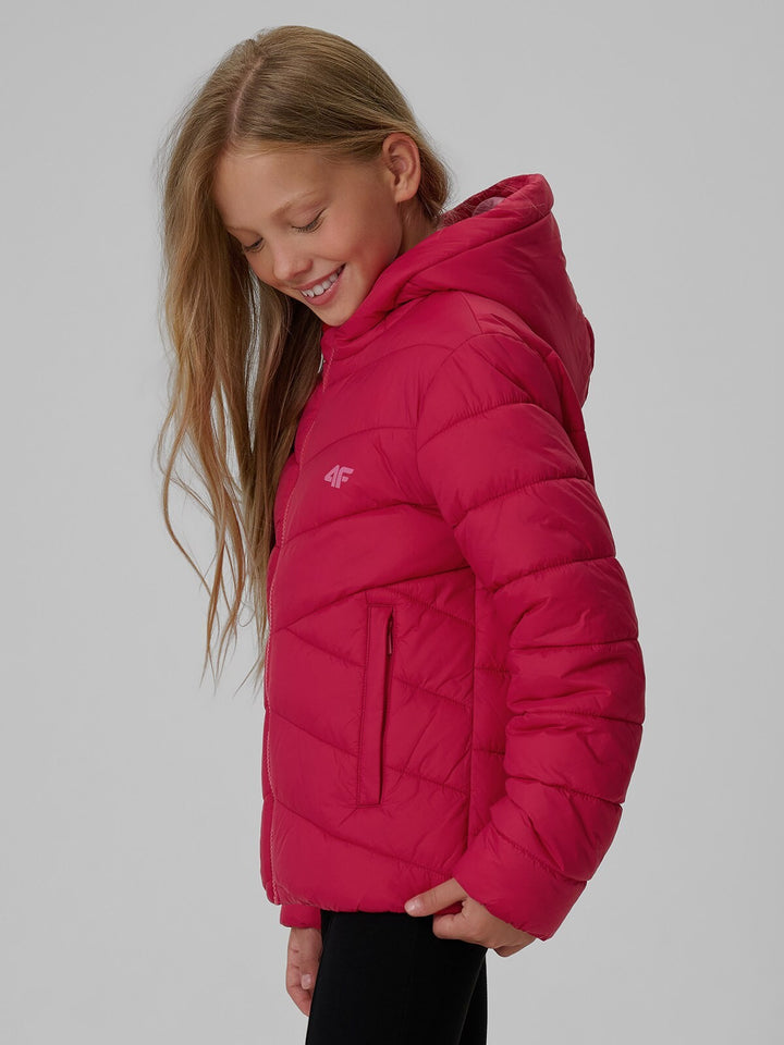 4F F0917 Isolationsjacke Kinder – HOT PINK