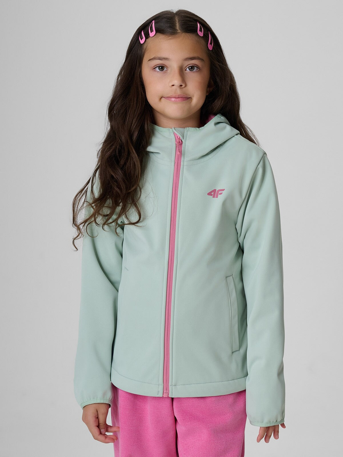 4F F601 Softshelljacke Kinder – MINT
