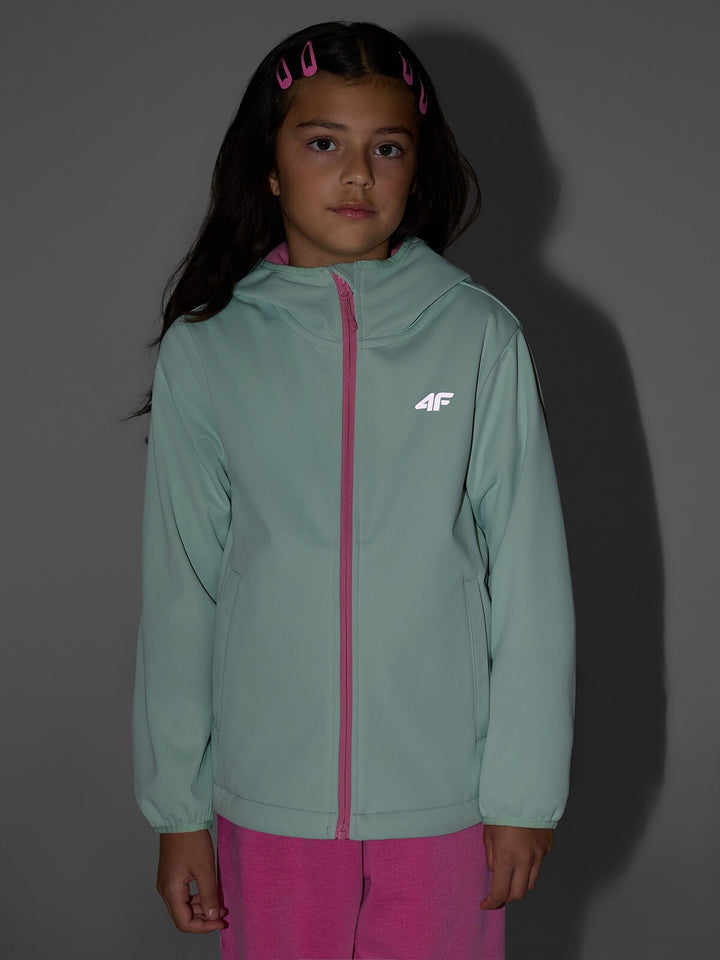 4F F601 Softshelljacke Kinder – MINT