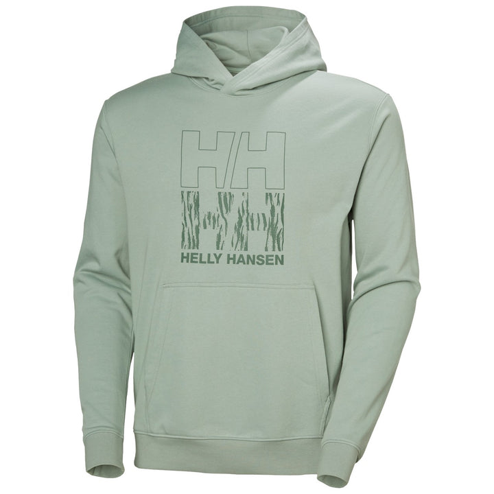 Helly Hansen Core Graphic Kapuzensweatshirt Herren – Eucalyptus