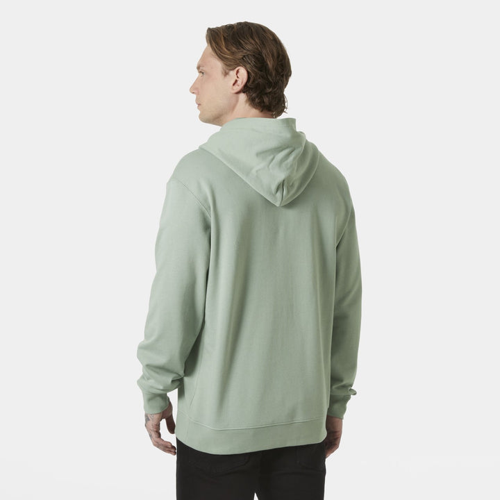 Helly Hansen Core Graphic Kapuzensweatshirt Herren – Eucalyptus