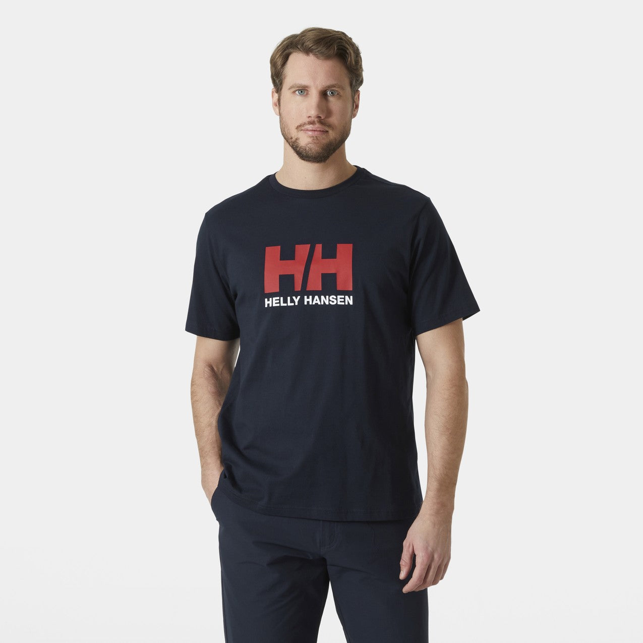 Helly Hansen Logo 3.0 T-Shirt Herren – Navy
