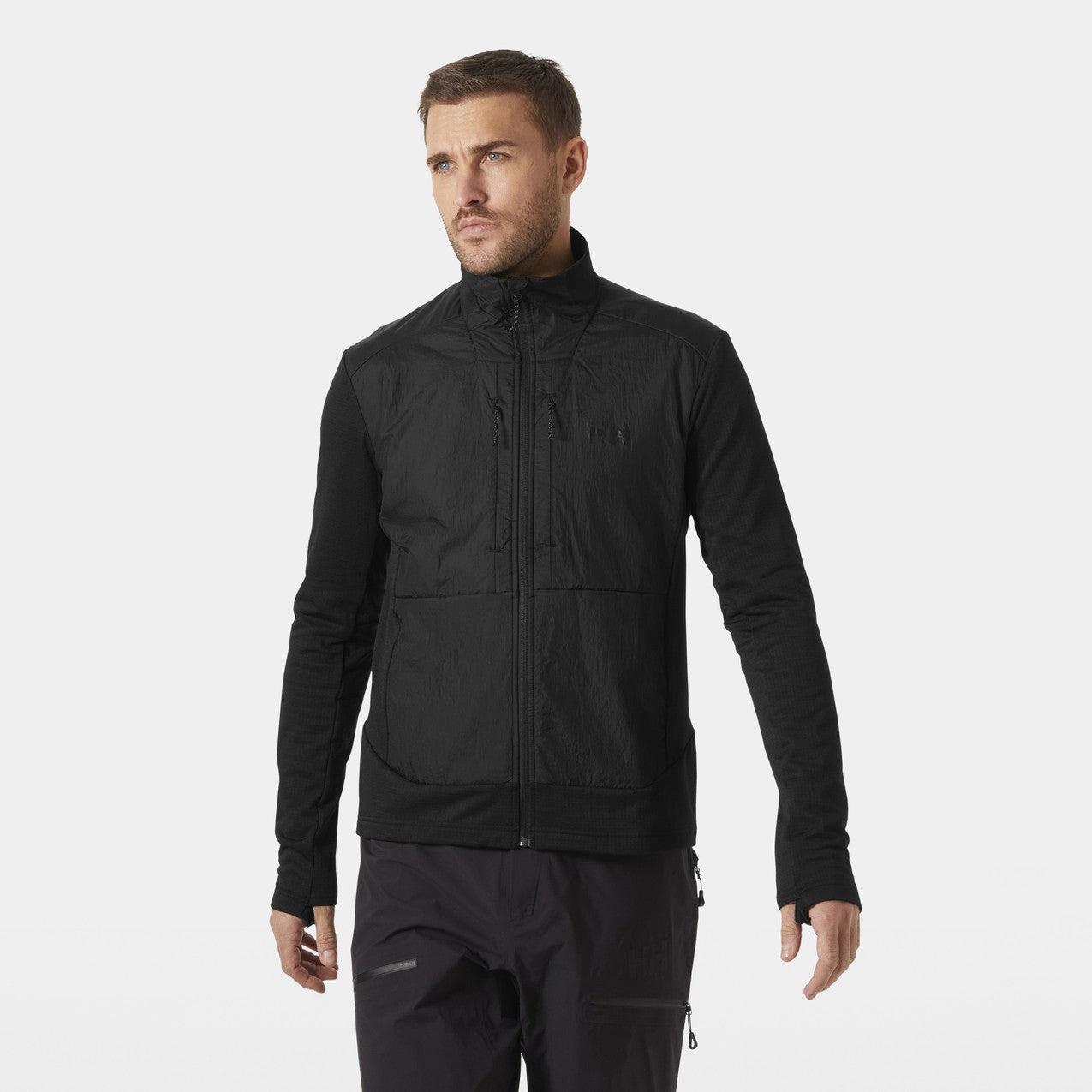 Helly Hansen Versalite Hybrid Fleecejacke Herren – Black