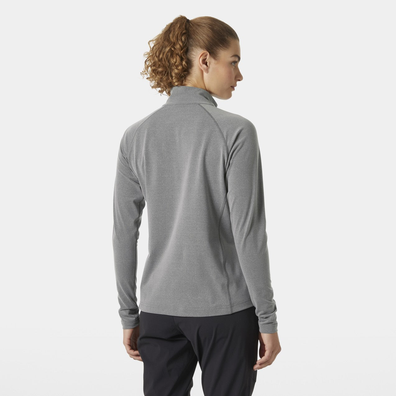 Helly Hansen Tyri Knit Half-Zip Pullover Damen – Ebony melange