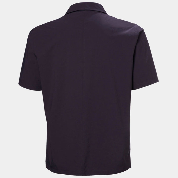 Helly Hansen Awe Kurzarm-Overshirt Herren – Black Grape