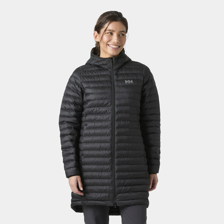 Helly Hansen Sirdal Long Hooded Isolationsjacke Damen – Black