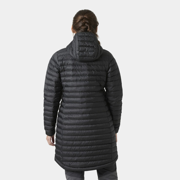 Helly Hansen Sirdal Long Hooded Isolationsjacke Damen – Black