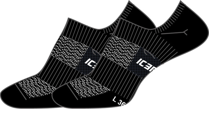 Icepeak Ione Sneakersocken Doppelpack Unisex – Basic Black