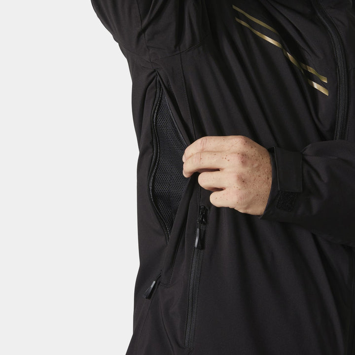 Helly Hansen Alpine Skijacke Herren Schwarz – Schwarz
