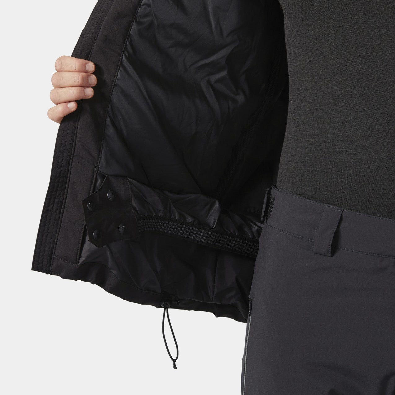 Helly Hansen Alpine Skijacke Herren Schwarz – Schwarz