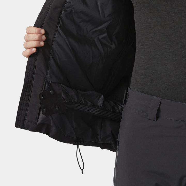 Helly Hansen Alpine Skijacke Herren Schwarz – Schwarz