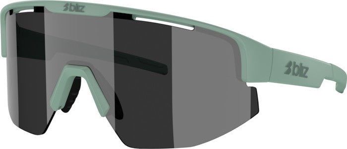 Bliz Matrix Sonnenbrille – Matt green/smoke w silver mirror