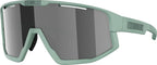 Matt green/smoke w silver mirror