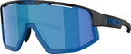 Matt black vasaloppet/brown w blue multi