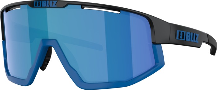 Bliz Fusion Small Sonnenbrille – Matt black vasaloppet/brown w blue multi
