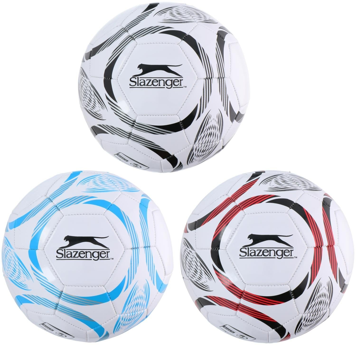 SLAZENGER Fussball Grösse 5 370-380g 32 Paneele – -