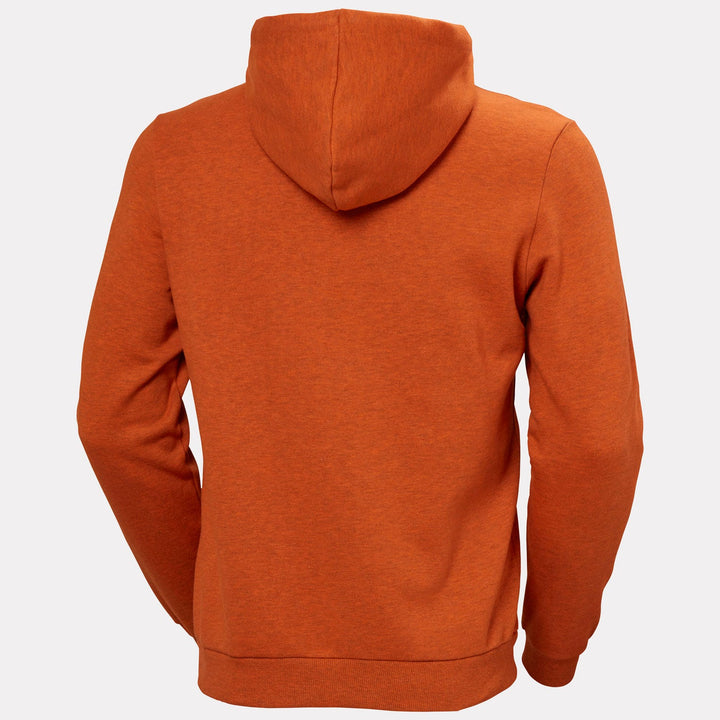 Helly Hansen Workwear Manchester Graphic Kapuzensweatshirt Herren – Dark Orange Melange
