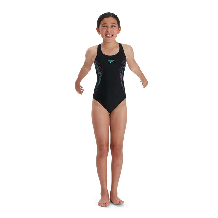 Speedo Plastisol Placement Badeanzug Kinder