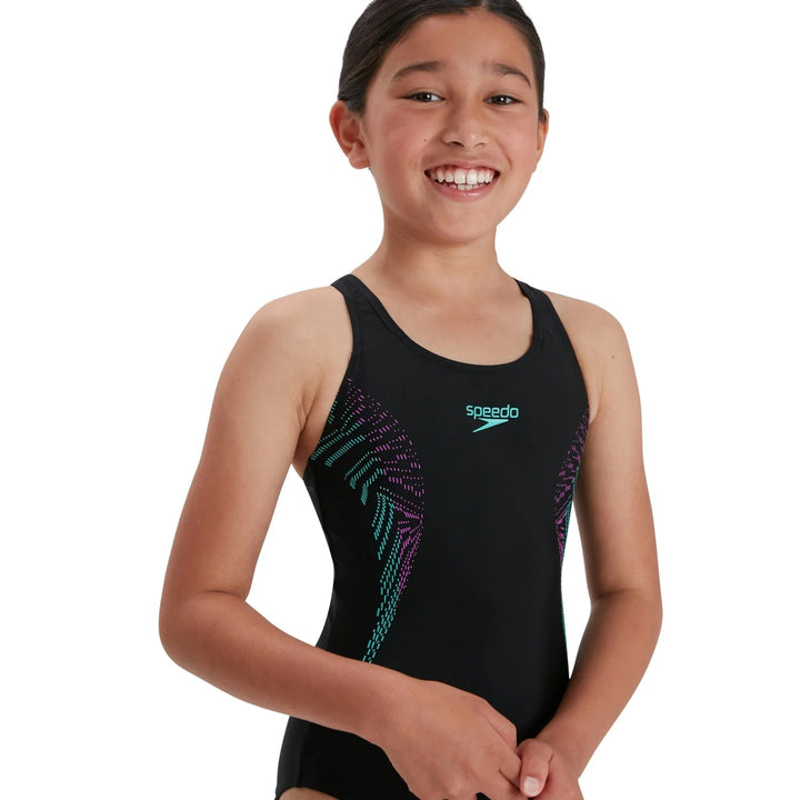 Speedo Plastisol Placement Badeanzug Kinder
