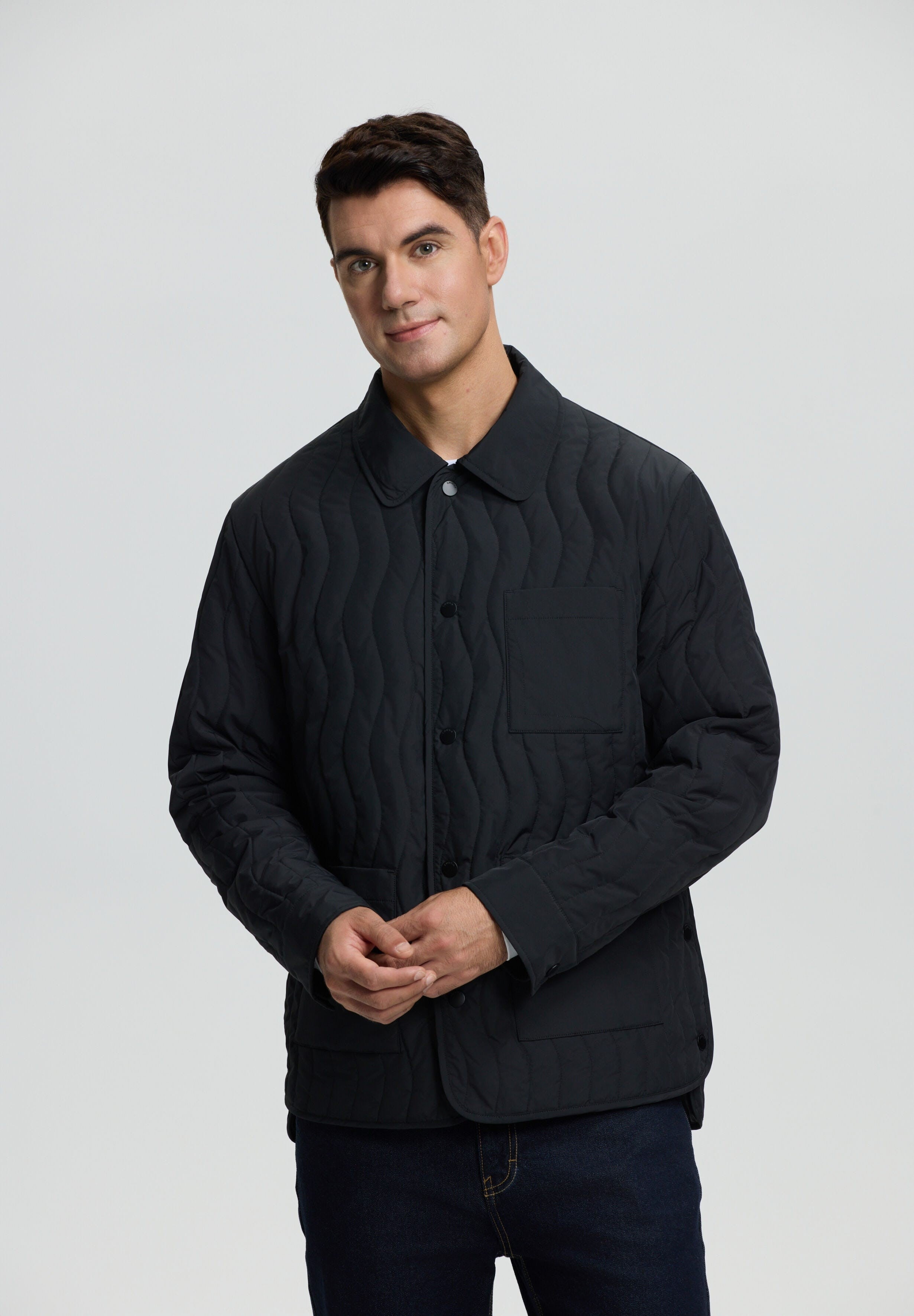 Luhta Etusaari Jacke Herren – Basic black