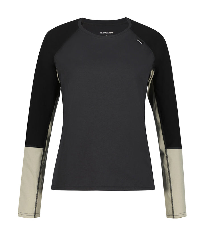 Icepeak Corinna Langarmshirt Damen – Anthracite