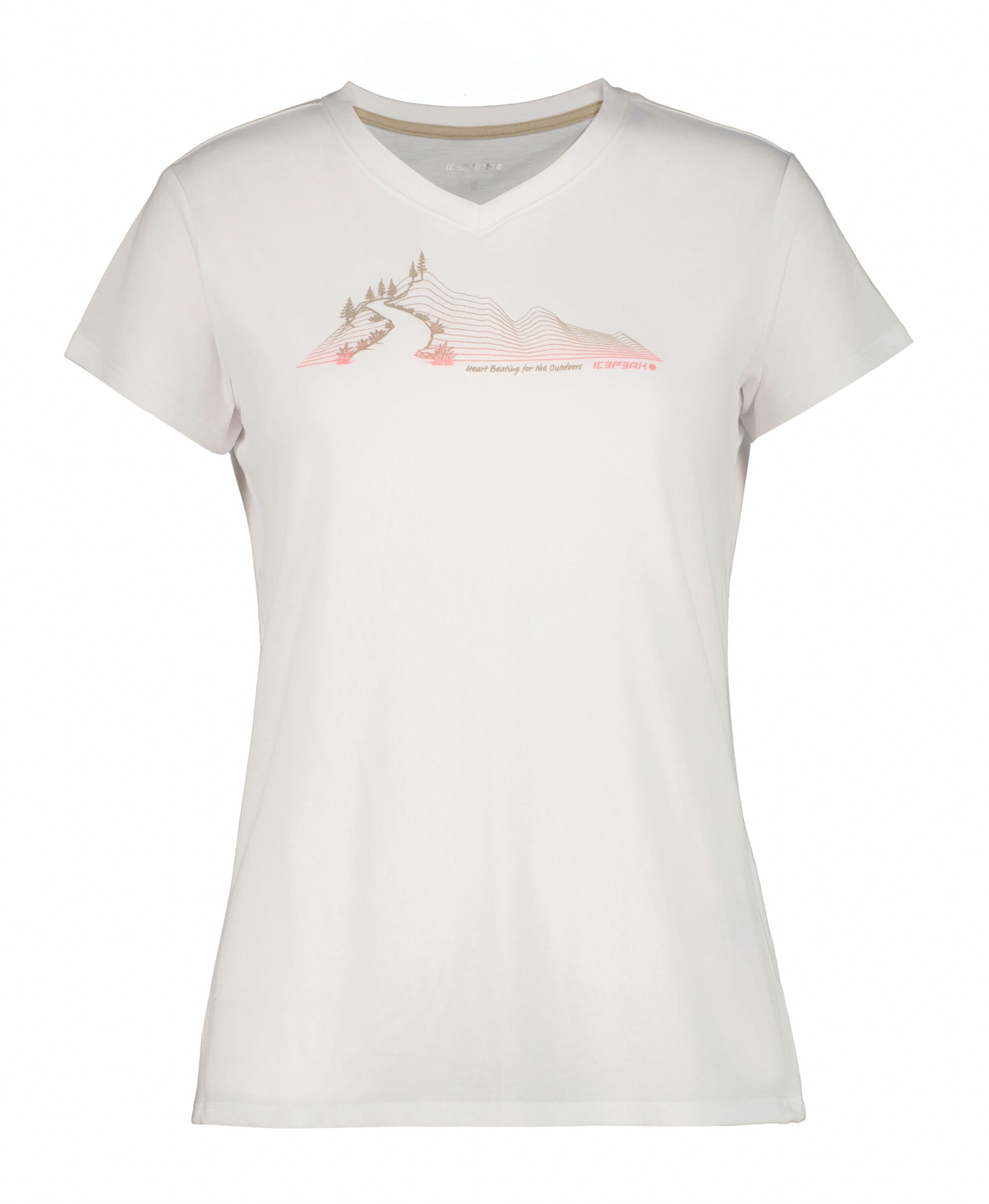 Icepeak Beaune T-Shirt Damen – Optic white