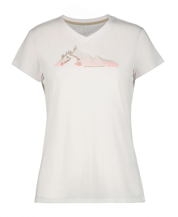 Icepeak Beaune T-Shirt Damen – Optic white