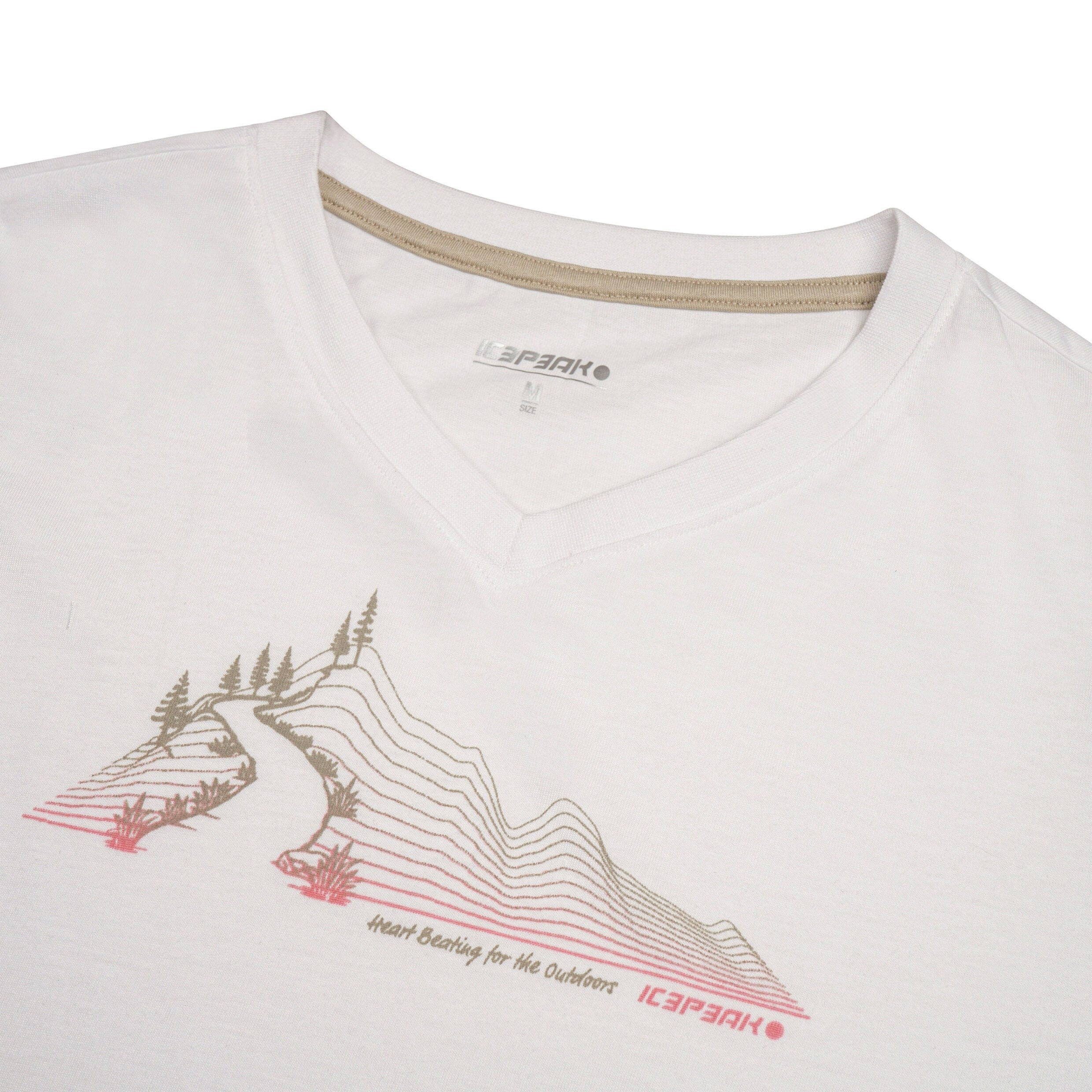 Icepeak Beaune T-Shirt Damen – Optic white
