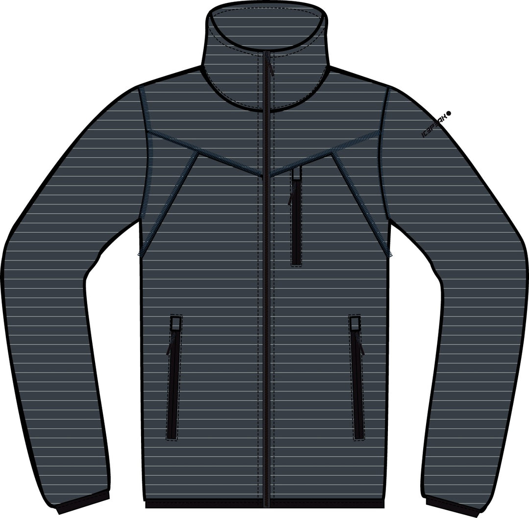 Icepeak Berthold Midlayer Herren – Lead-grey