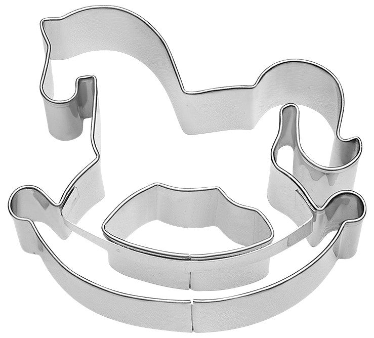 Birkmann Ausstechform Schaukelpferd 7 cm – Grau