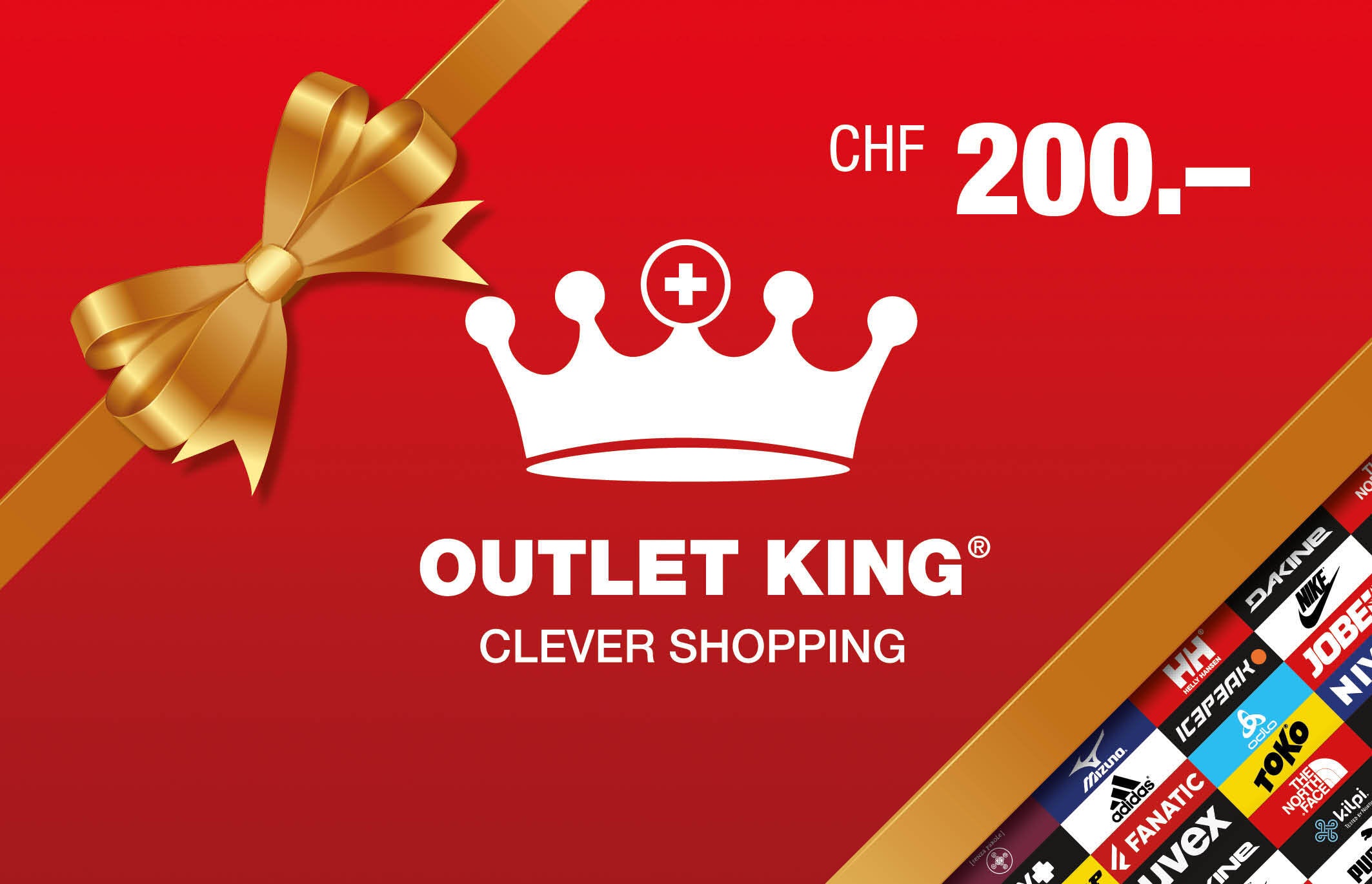 Gutschein Outlet King 200CHF