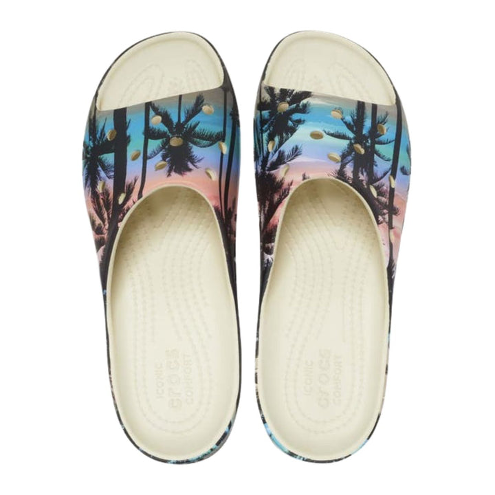 Crocs Platform Retro Resort Slide Damen