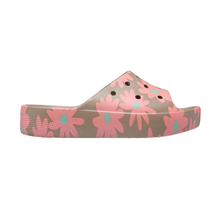 Crocs Platform Retro Resort Slide Damen