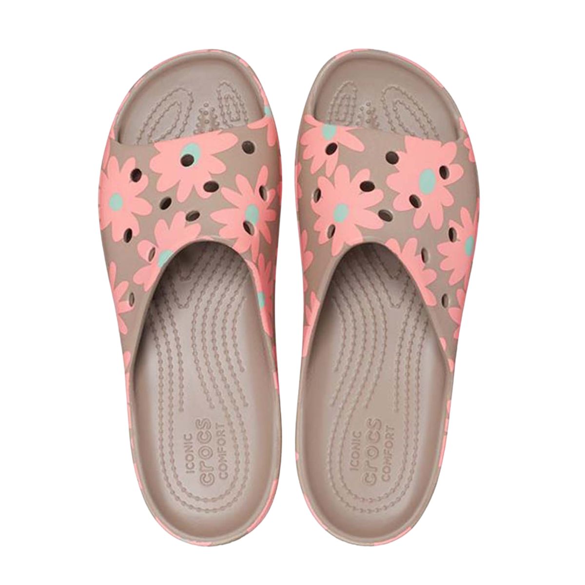 Crocs Platform Retro Resort Slide Damen