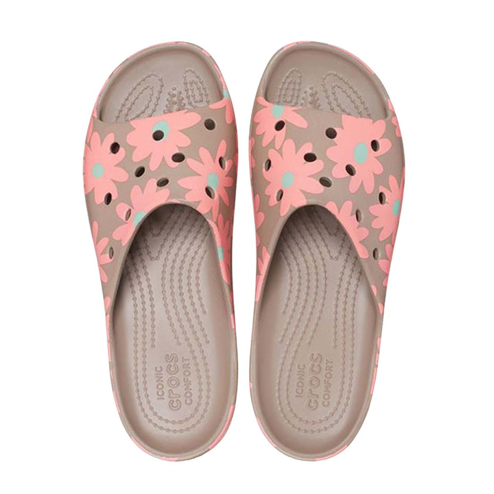 Crocs Platform Retro Resort Slide Damen