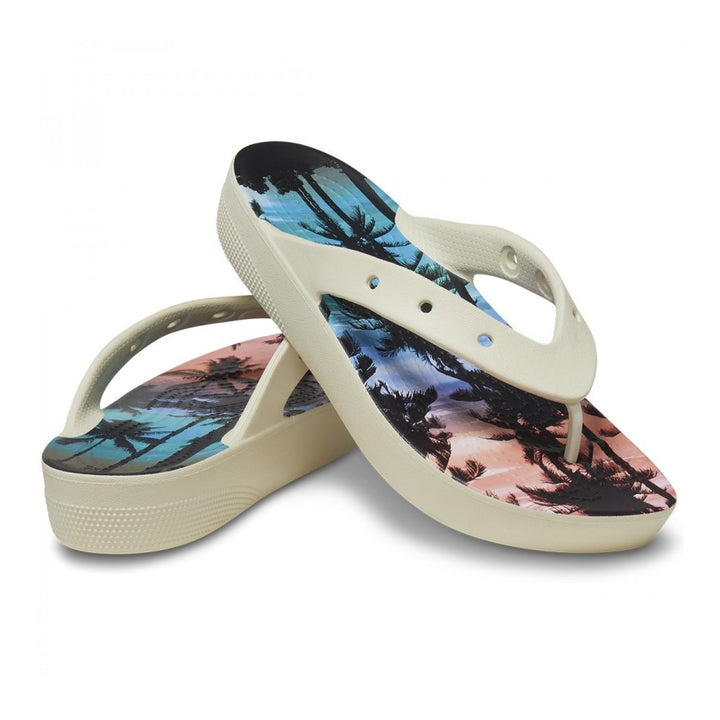 Crocs Platform Retro Resort Flip Damen