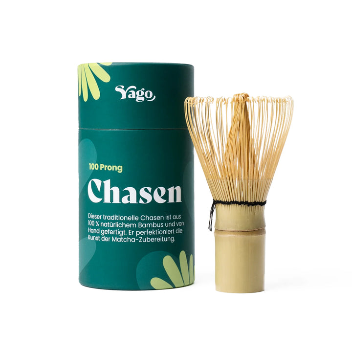Yago Chasen Matcha Bambus Besen mit 100 Streben