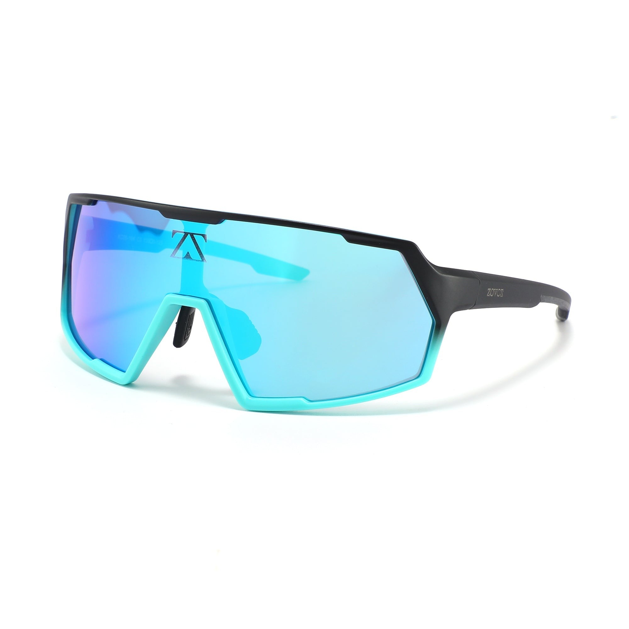 Zovoz Jan Edition Sonnenbrille Unisex – Schwarz- Türkis