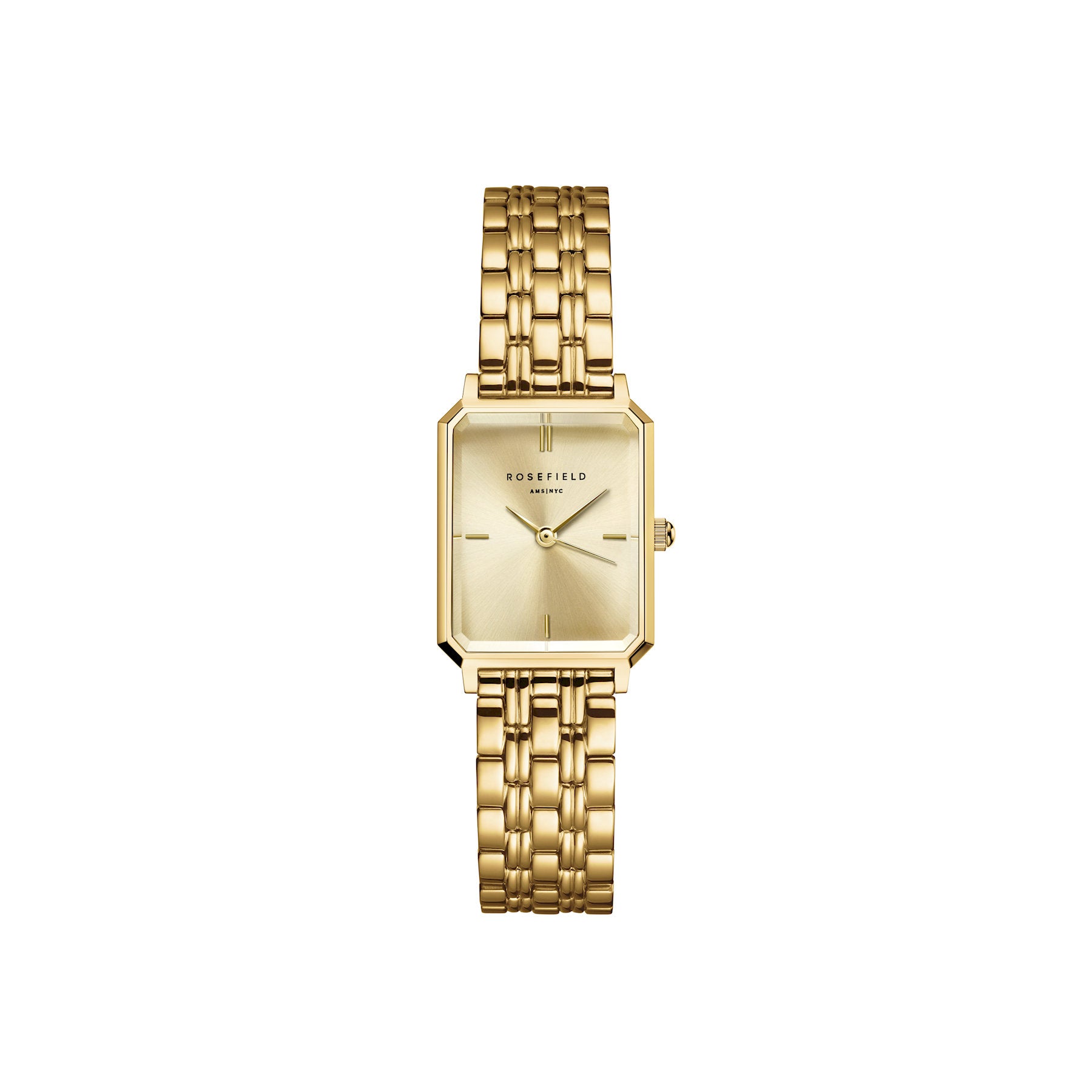 Rosefield Octagon XS Champagne Gold Steel