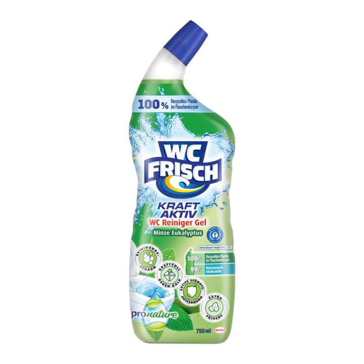 WC Frisch Reiniger Gel Kraft Aktiv Minze Eukalyptus