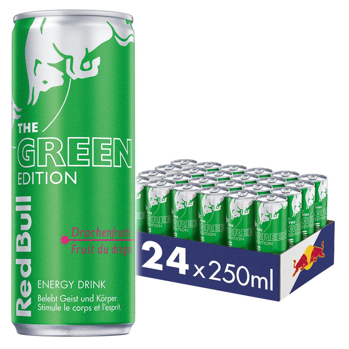 Red Bull Energy Drink Green Edition Drachenfrucht 24x250ml