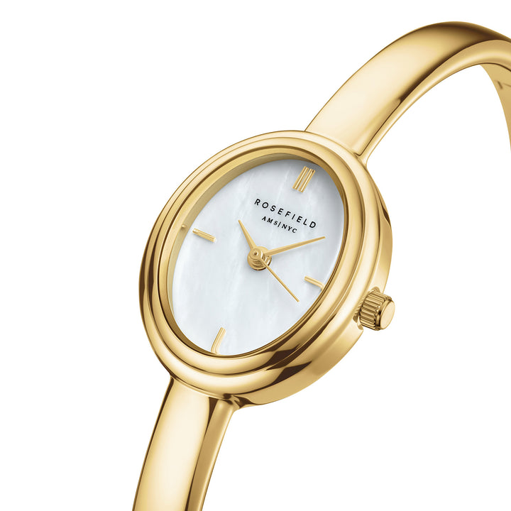 Rosefield Rosefield Studio Edition 6 Bangle Watch Oval Gold Small 55 mm