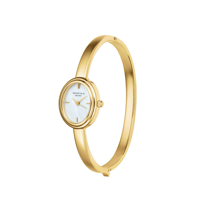 Rosefield Rosefield Studio Edition 6 Bangle Watch Oval Gold Medium 62 mm