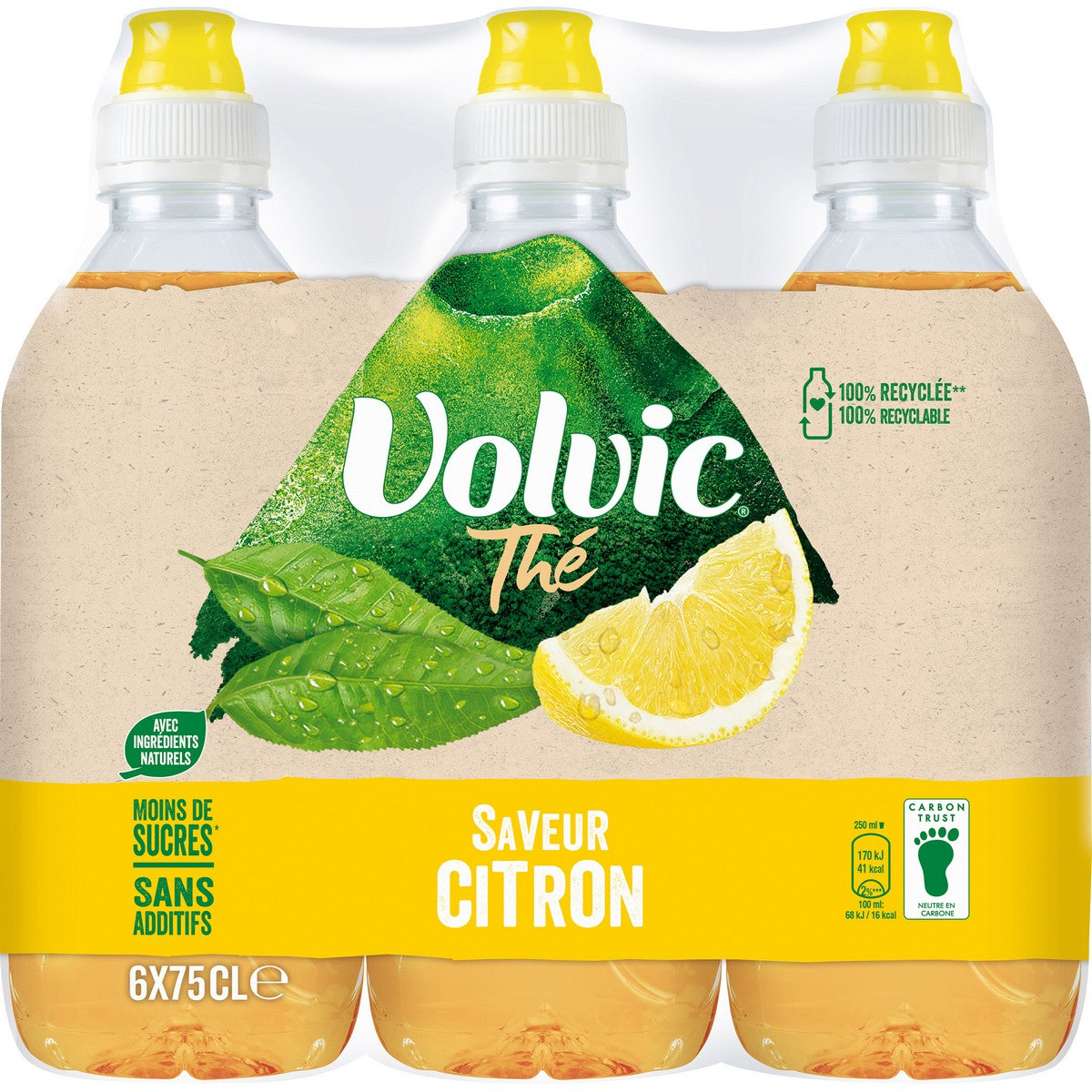 Volvic Tee Zitrone 6x750ml