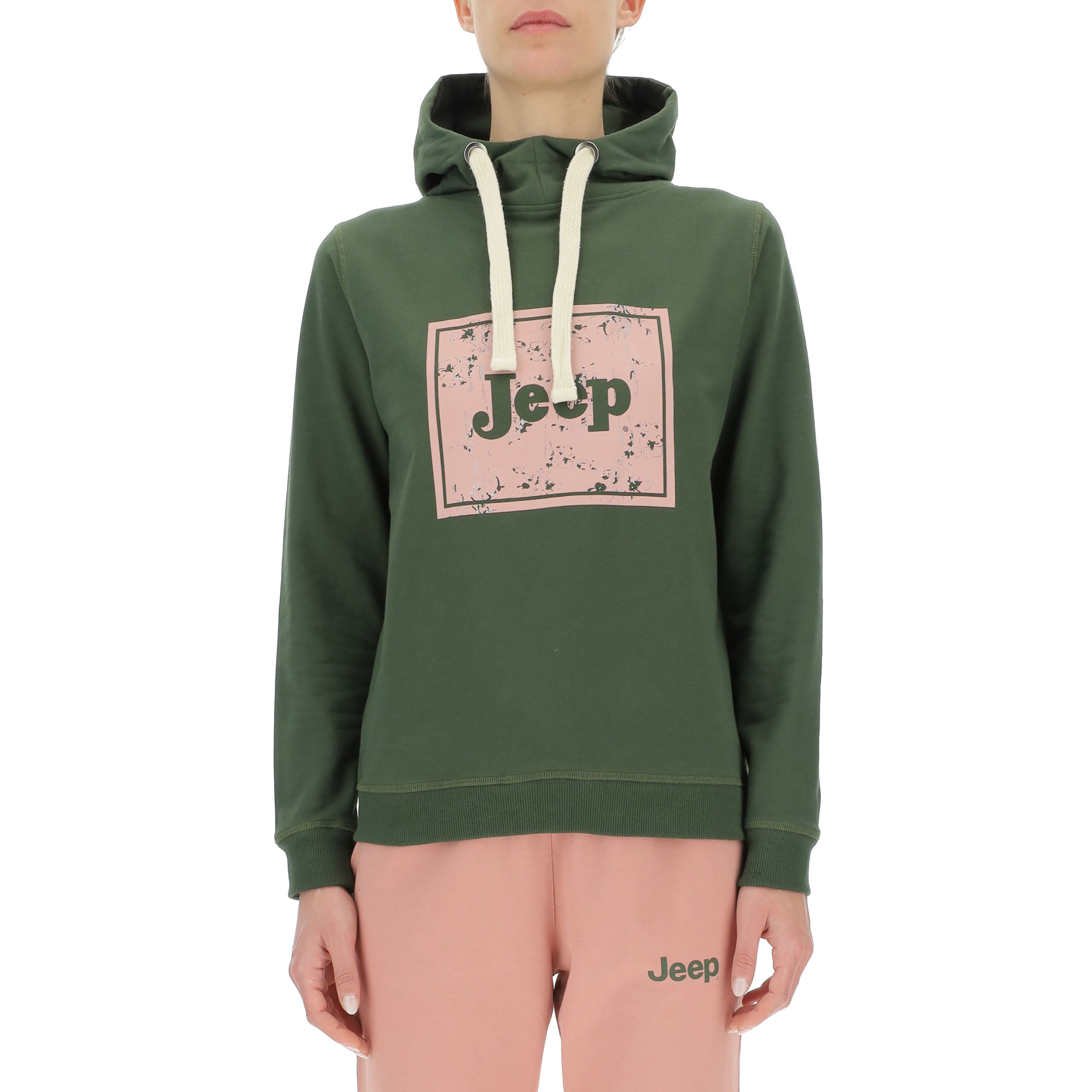 Jeep Vintage Botanical Kapuzenpullover Damen